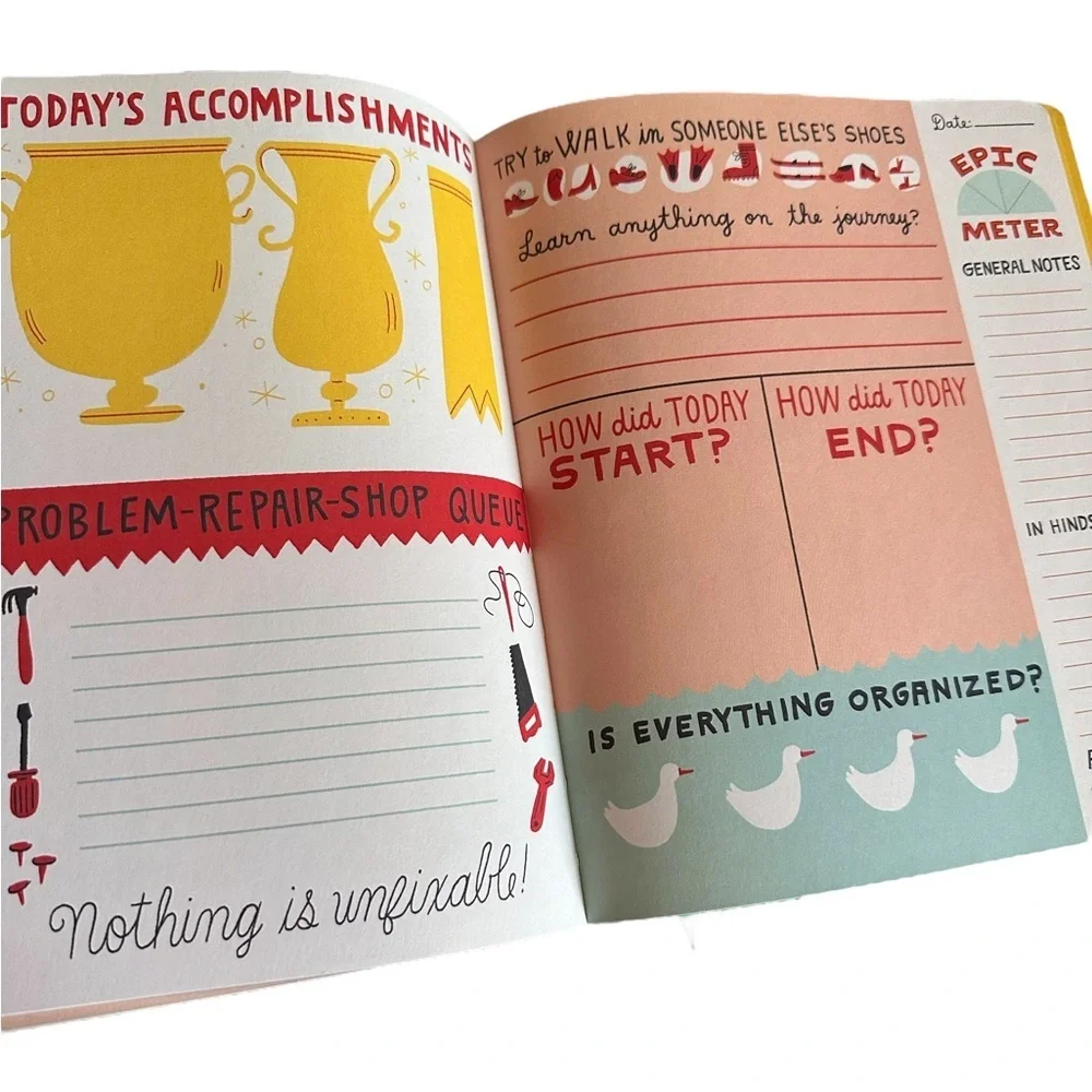 🌻 4/$25. “Every Day is Epic” Motivational Aspirations Journal